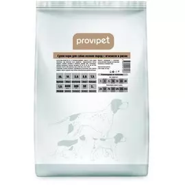 Сухой корм Provipet с ягненком и рисом для собак мелких пород (2 кг, Ягненок и рис)