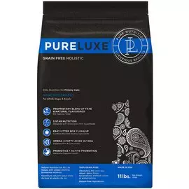 Сухой корм PureLuxe Элитное Питание для привередливых кошек (1,5 кг, Курица)