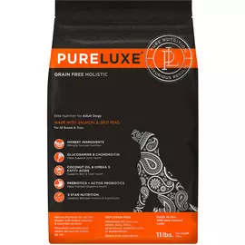 Сухой корм PureLuxe Элитное Питание для взрослых собак (1,81 кг, Лосось и горошек)
