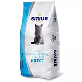 Сухой корм Sirius с Курицей для котят (0,4 кг, Курица)