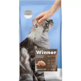 Сухой корм Winner полнорационный из курицы для стерилизованных кошек (10 кг, Курица)