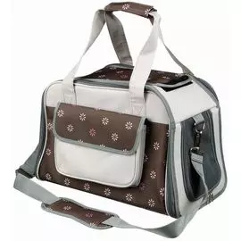Сумка-переноска Trixie коричнево-серая для собак (25 x 27 x 42 см, Коричнево-серый)