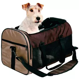 Сумка-переноска Trixie Samira коричнево-бежевый для животных (52 x 32 x 31 см, коричневый/бежевый)