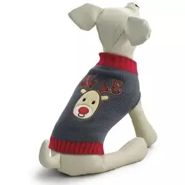 Свитер Triol Оленёнок серый для собак (L: 35 см)