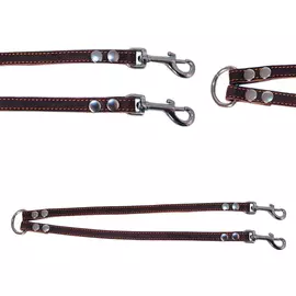 Сворка Gamma без ручки кожаная для собак (1,4 см х 50 см, В ассортименте)