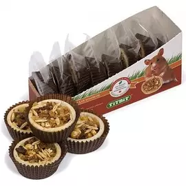 Тарталетки TiTBiT с кабачком и фундуком для хомяков (40 г)