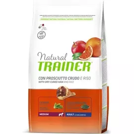 TRAINER Natural Adult Medium Dry-Cured Ham and rice dry (12.5 кг)