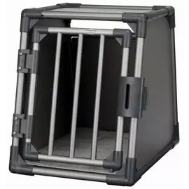 Транспортный бокс Trixie с термоподстилкой графитовый для животных (S: 48 × 56 × 61 см, Графитовый)