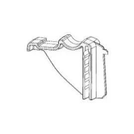 Треугольник-подставка Ferplast черный для рамки клетки Casita (1 шт, Черный)