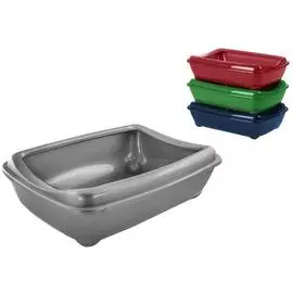 Туалет Дарэлл Zоо-М глубокий под наполнитель (38 х 27 х 10 см, В заказе будет случайный цвет)