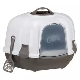 Туалет-домик Trixie Maro угловой для кошек (60 x 43 x 52 см, Серо-Коричневый/Гранит)