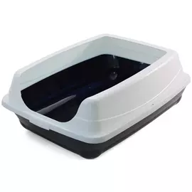 Туалет Gamma прямоугольный с высоким бортом для кошек (46x35x23 см, )