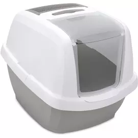 Туалет IMAC Maddy закрытый бежевый для кошек (62 х 49,5 х 47,5 см, Белый/Бежевый)