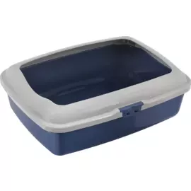 Туалет с бортом Marchioro GOA 3C для кошек (Д 50 х Ш 37 х В 17 см, Бежевый бортик)