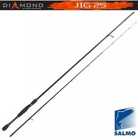 Удилище Salmo Diamond Jig 25 спиннинговое 2,48 м (5-25 г, Medium)
