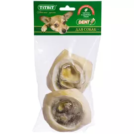 Ухо говяжье TiTBiT внутреннее в мягкой упаковке для собак (81 г)