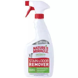 Уничтожитель пятен и запахов Nature's Miracle Dog Stain&amp;Odor Remover универсальный для собак (709 мл (спрей))