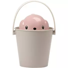 Ведро United Pets Dog-Crock серо-розовый для сухого корма (7,5 л, Серо-розовый)