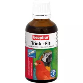 Витамины Beaphar Trink-Fit Birds для птиц Витамин С + кальций для костей и оперения 50 мл