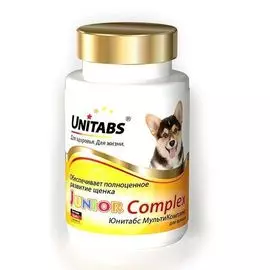 Витамины Unitabs JuniorComplex для щенков 100 таблеток (100 таблеток)