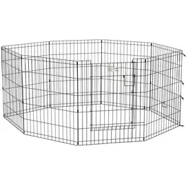 Вольер для собак Midwest Life Stages 8 панелей с дверью MaxLock (61 х 107 см, Черный)