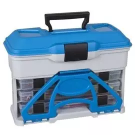 Ящик Flambeau T3 Mini Frontloader Zerust рыболовный пластиковый (35,6 x 15,2 x 26,7 см, Синий, серый)