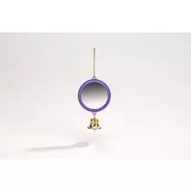 Зеркало Beeztees круглое с колокольчиком (8x5,5 см)