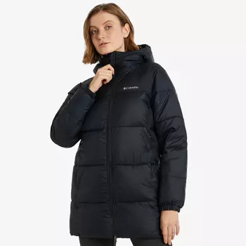 Columbia Puffect Mid Hooded Jacket, Черный