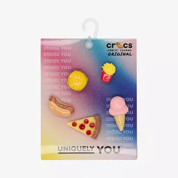 Джиббитсы Crocs Mini 3D Food 5 Pack, Мультицвет