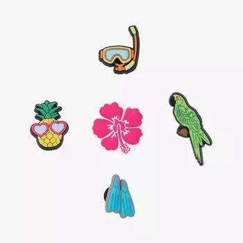 Crocs Tropical Resort 5 Pack, Мультицвет