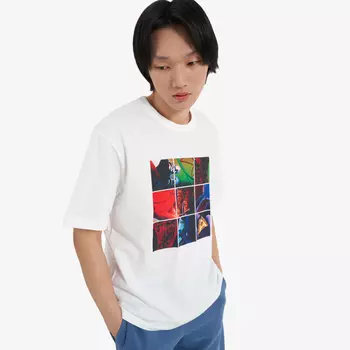 Мужская футболка Reebok Collage, Белый