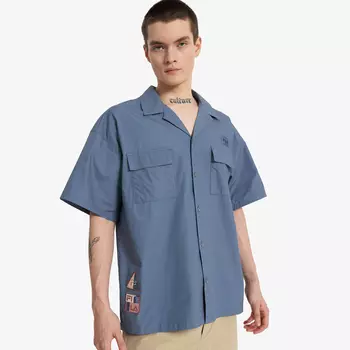 Мужская рубашка с коротким рукавом FILA, Синий