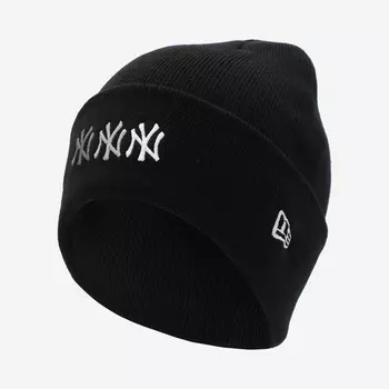 New Era Multi Logo Beanie, Черный, размер Без размера