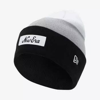 New Era Stripe Cuff Knit, Черный, размер Без размера
