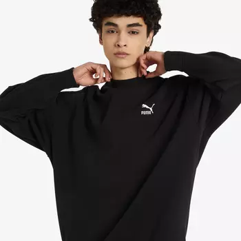 PUMA T7 Mock Neck Crew, Черный