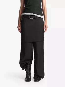 Брюки с юбкой