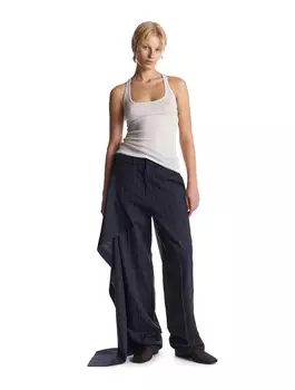 Брюки с юбкой из тонкой шерсти