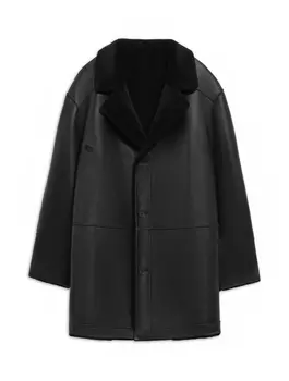 Дубленка с разрезами