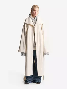 Пальто из вареной шерсти