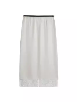 Подъюбник с сетчатым подолом