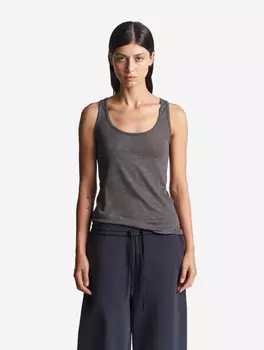 Тонкая трикотажная майка-топ