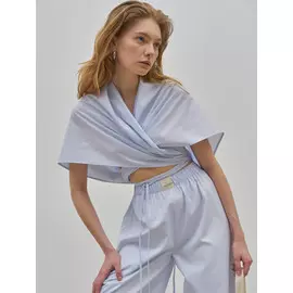 Топ с полотнами (OS светло-голубой)