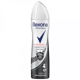 Антиперспирант Rexona Антибактериальная и невидимая на черной и белой одежде спрей 150 мл