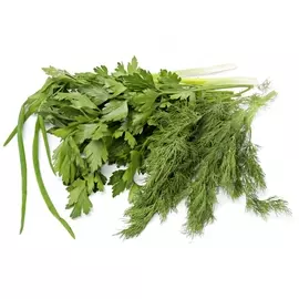 Ассорти свежей зелени Лук Укроп Петрушка 100 г