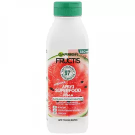 Бальзам-ополаскиватель для волос Fructis Superfood Арбуз для тонких волос 350 мл