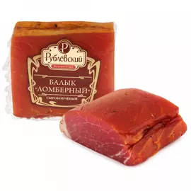 Балык свиной сырокопченый Рублевский МК Ломберный 200 г