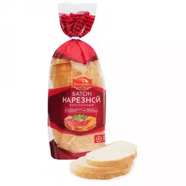 Батон Черемушки Нарезной 400 г в нарезке