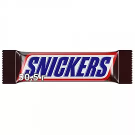 Батончик Snickers шоколадный 50.5 г