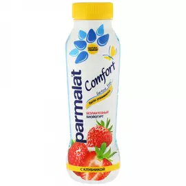 Биойогурт Parmalat Comfort питьевой безлактозный клубника 290 г