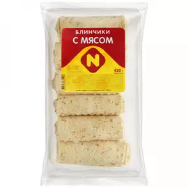 Блины Останкино с мясом замороженные 420 г